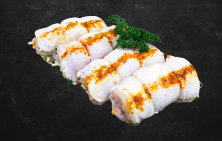 CHEESE,BACON & ONION CHICKEN ROLLED ROAST (4 pcs)